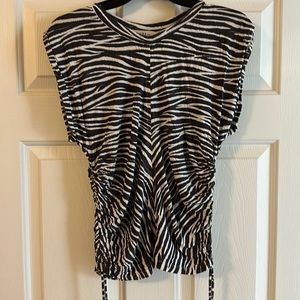 Zebra striped T-shirt